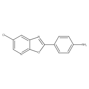 4-(6-Chlorooxazolo[5,4-b]pyridin-2-yl)aniline结构式