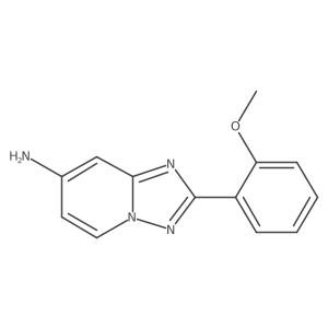 2-(2-Methoxyphenyl)-[1,2,4]triazolo[1,5-a]pyridin-7-amine结构式