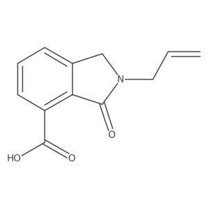 2-Allyl-3-oxoisoindoline-4-carboxylic acid结构式