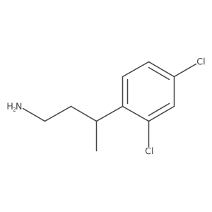 3-(2,4-Dichlorophenyl)butan-1-amine Structure