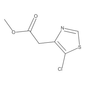 Methyl 2-(5-chloro-1,3-thiazol-4-yl)acetate Structure
