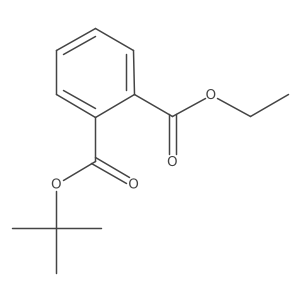1-Tert-butyl 2-ethyl phthalate结构式