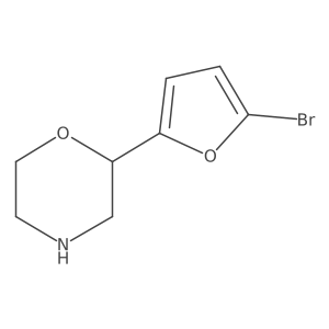 2-(5-Bromofuran-2-yl)morpholine Structure
