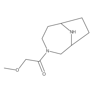1-(3,9-Diazabicyclo[4.2.1]nonan-3-yl)-2-methoxyethanone Structure