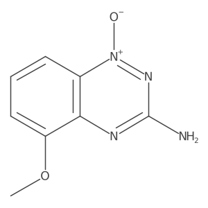 5-Methoxy-1-oxido-1,2,4-benzotriazin-1-ium-3-amine Structure