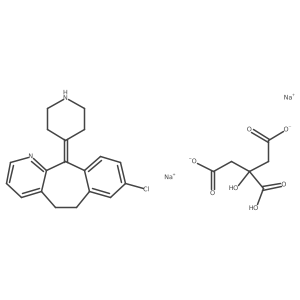 Desloratadine citrate disodium结构式