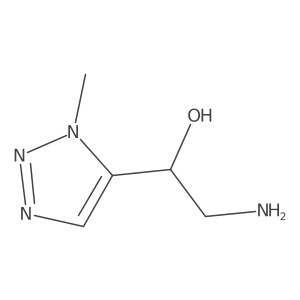 2-amino-1-(1-methyl-1H-1,2,3-triazol-5-yl)ethan-1-ol结构式