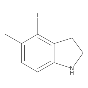 4-Iodo-5-methylindoline结构式