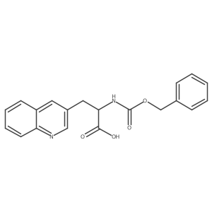 2-{[(Benzyloxy)carbonyl]amino}-3-(quinolin-3-yl)propanoic acid结构式
