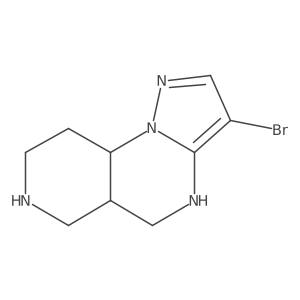 5-Bromo-2,3,7,11-tetraazatricyclo[7.4.0.0,2,6]trideca-3,5-diene Structure