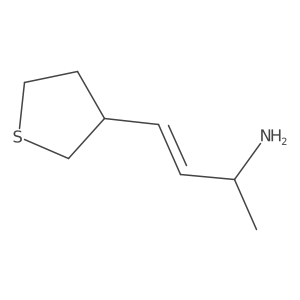 4-(Thiolan-3-yl)but-3-en-2-amine Structure