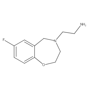 2-(7-fluoro-2,3-dihydrobenzo[f][1,4]oxazepin-4(5H)-yl)ethan-1-amine Structure