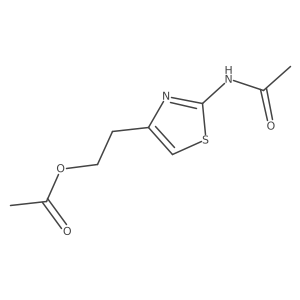 2-(2-Acetamidothiazol-4-yl)ethyl acetate Structure