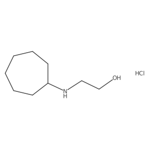 2-(Cycloheptylamino)ethan-1-ol hydrochloride结构式