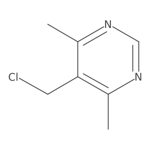 5-(Chloromethyl)-4,6-dimethylpyrimidine结构式