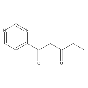 1-(Pyrimidin-4-yl)pentane-1,3-dione结构式