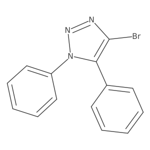 4-Bromo-1,5-diphenyl-1H-1,2,3-triazole结构式