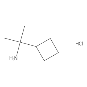 2-Cyclobutylpropan-2-amine hydrochloride Structure
