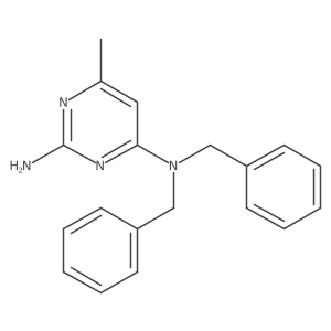 N4,N4-Dibenzyl-6-methylpyrimidine-2,4-diamine结构式