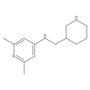 2,6-dimethyl-N-(3-piperidinylmethyl)-4-Pyridinamine结构式