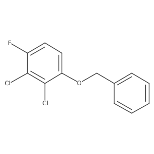 1-(Benzyloxy)-2,3-dichloro-4-fluorobenzene结构式