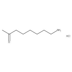 8-Aminooctan-2-one hydrochloride结构式