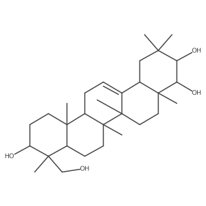 (3S,4R,4aR,6aR,6aS,6bR,8aR,9S,10S,12aR,14bS)-9-(hydroxymethyl)-2,2,4a,6a,6b,9,12a-heptamethyl-1,3,4,5,6,6a,7,8,8a,10,11,12,13,14b-tetradecahydropicene-3,4,10-triol Structure