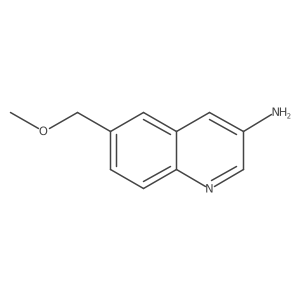 6-(Methoxymethyl)quinolin-3-amine结构式
