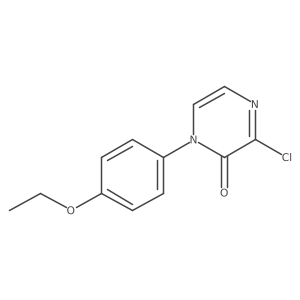 3-chloro-1-(4-ethoxyphenyl)pyrazin-2(1H)-one Structure