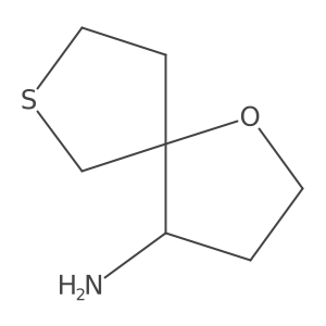 1-Oxa-7-thiaspiro[4.4]nonan-4-amine Structure
