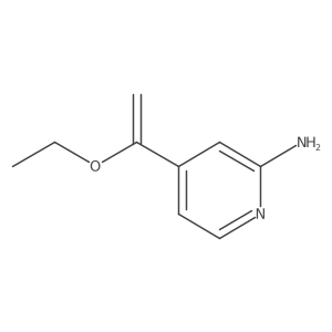 4-(1-Ethoxyethenyl)pyridin-2-amine结构式