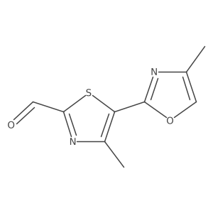 4-Methyl-5-(4-methyl-1,3-oxazol-2-yl)-1,3-thiazole-2-carbaldehyde Structure