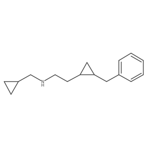 [2-(2-Benzylcyclopropyl)ethyl](cyclopropylmethyl)amine结构式