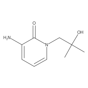 3-Amino-1-(2-hydroxy-2-methylpropyl)-1,2-dihydropyridin-2-one Structure
