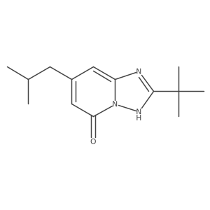 2-Tert-butyl-7-(2-methylpropyl)-[1,2,4]triazolo[1,5-a]pyridin-5-ol Structure