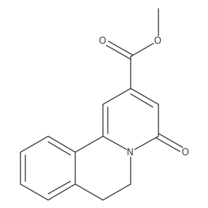Methyl 6,7-dihydro-4-oxo-4H-benzo[a]quinolizine-2-carboxylate Structure