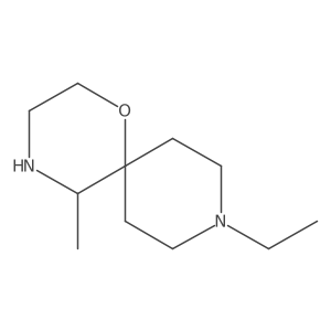 9-Ethyl-5-methyl-1-oxa-4,9-diazaspiro[5.5]undecane结构式