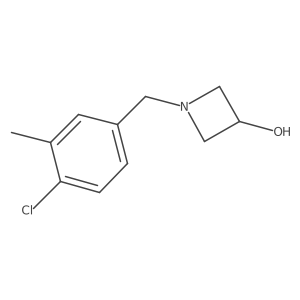 1-[(4-Chloro-3-methylphenyl)methyl]azetidin-3-ol Structure
