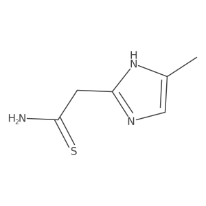 2-(4-methyl-1H-imidazol-2-yl)ethanethioamide Structure