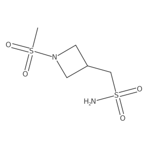 (1-Methanesulfonylazetidin-3-yl)methanesulfonamide结构式