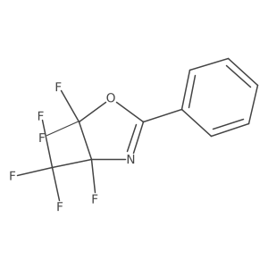4,5,5-Trifluoro-2-phenyl-4-(trifluoromethyl)-1,3-oxazole Structure