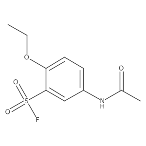 5-Acetamido-2-ethoxybenzenesulfonyl fluoride Structure