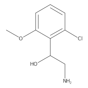 (1S)-2-amino-1-(2-chloro-6-methoxyphenyl)ethan-1-ol Structure