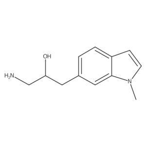 1-amino-3-(1-methyl-1H-indol-6-yl)propan-2-ol Structure