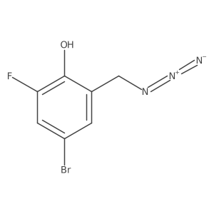 2-(azidomethyl)-4-bromo-6-fluoro-phenol Structure