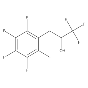 1,1,1-Trifluoro-3-(pentafluorophenyl)propan-2-ol Structure
