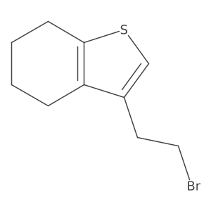 3-(2-Bromoethyl)-4,5,6,7-tetrahydro-1-benzothiophene Structure