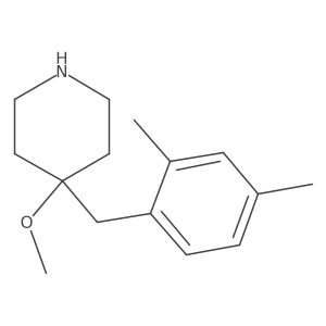 4-[(2,4-Dimethylphenyl)methyl]-4-methoxypiperidine Structure