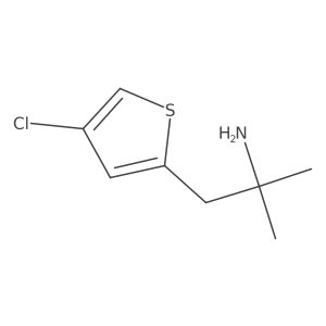 1-(4-Chlorothiophen-2-yl)-2-methylpropan-2-amine Structure