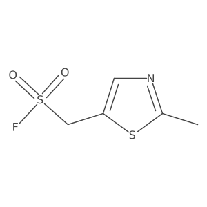 (2-Methyl-1,3-thiazol-5-yl)methanesulfonyl fluoride结构式